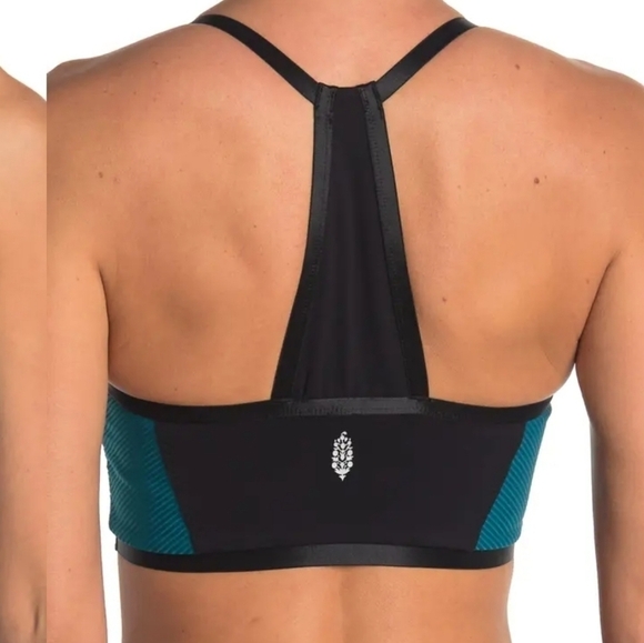FREE PEOPLE Movement Ticket to Paradise Colorblock Sports Bra NWT - Picture 5 of 5